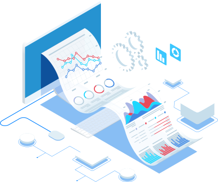 Illustration of the report of sales