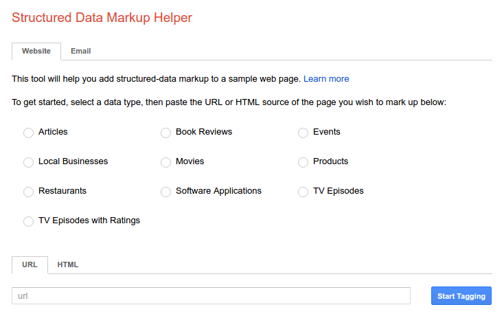 Googles-Structured-Data-Markup-Helper