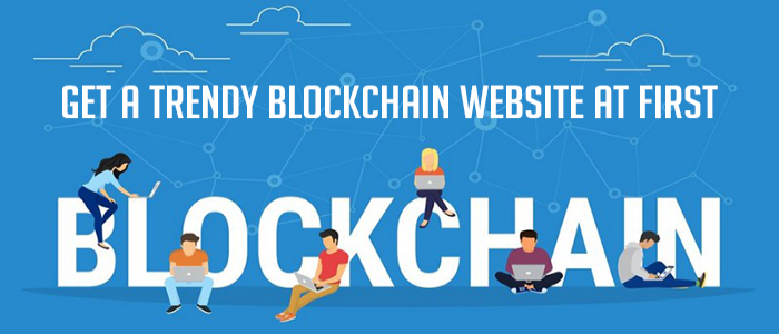 Trendy Blockchain Website A